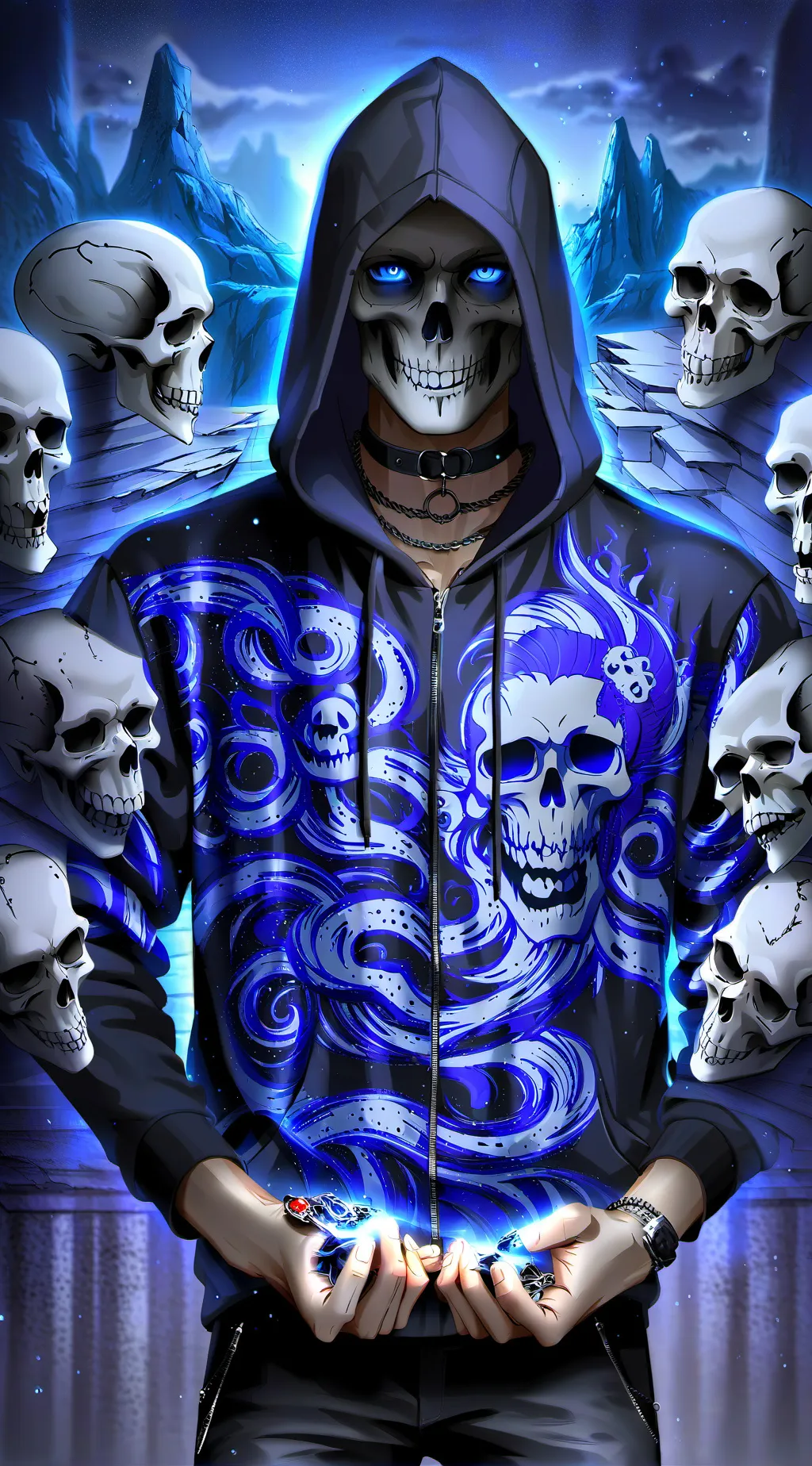 ai character: death background