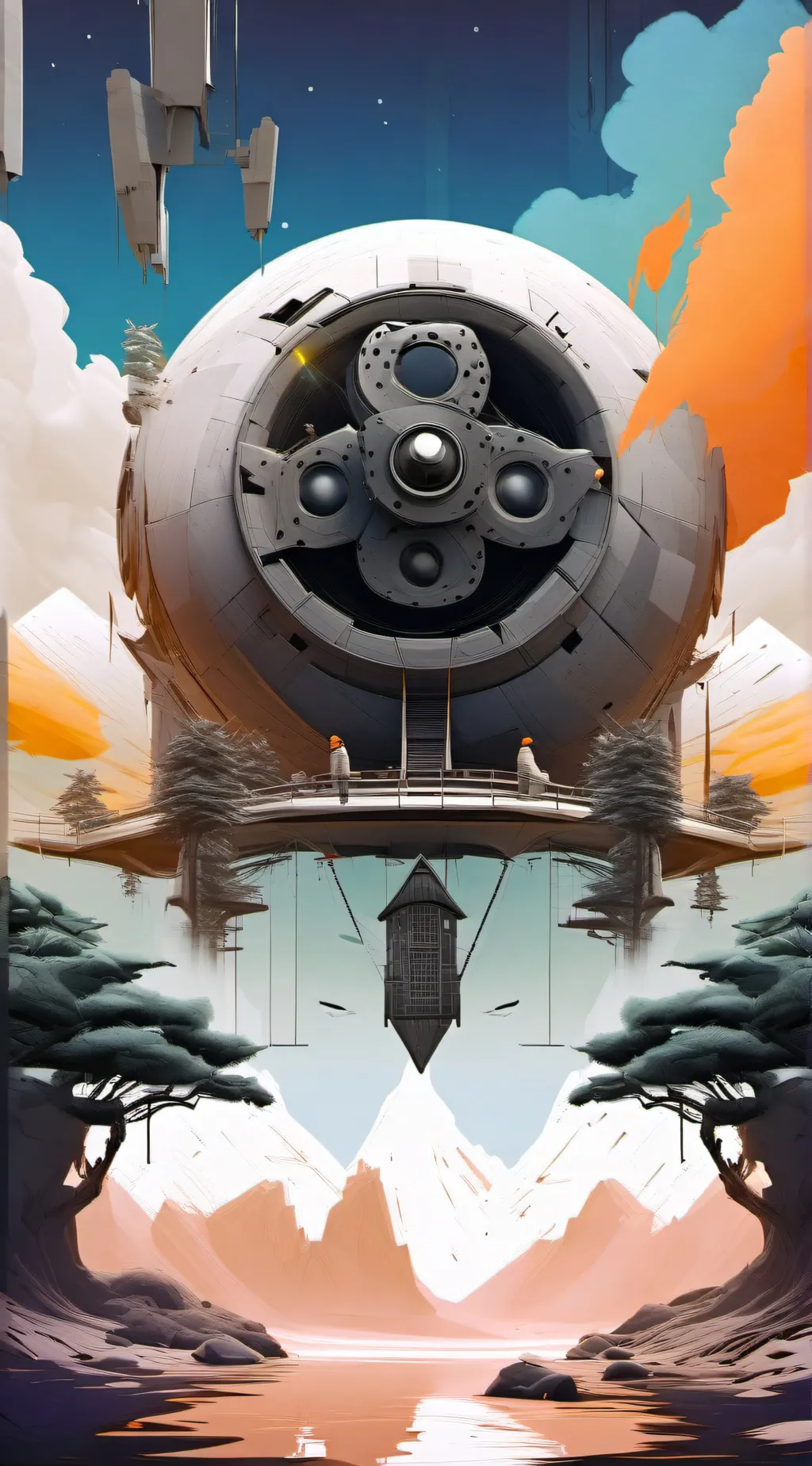 ai character: plunger cameraman background