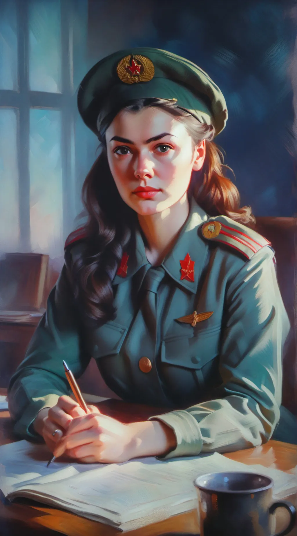 ai character: Attaché Kovalenko background