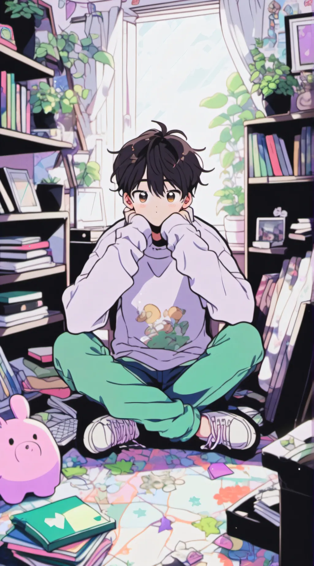 ai character: Jeven x Tuuner  background