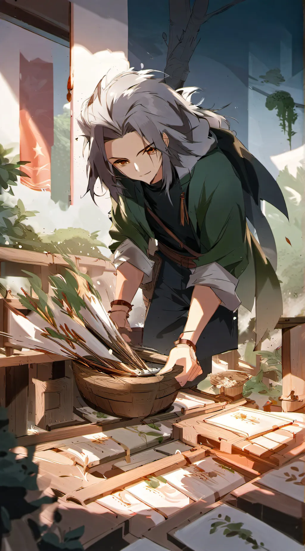 ai character: Adonis Latecomer background