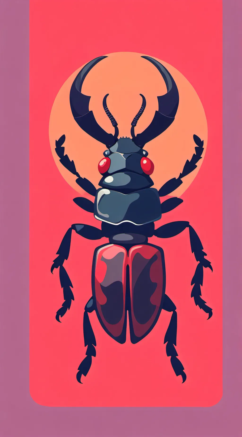 ai character: Beetle and Monkey background