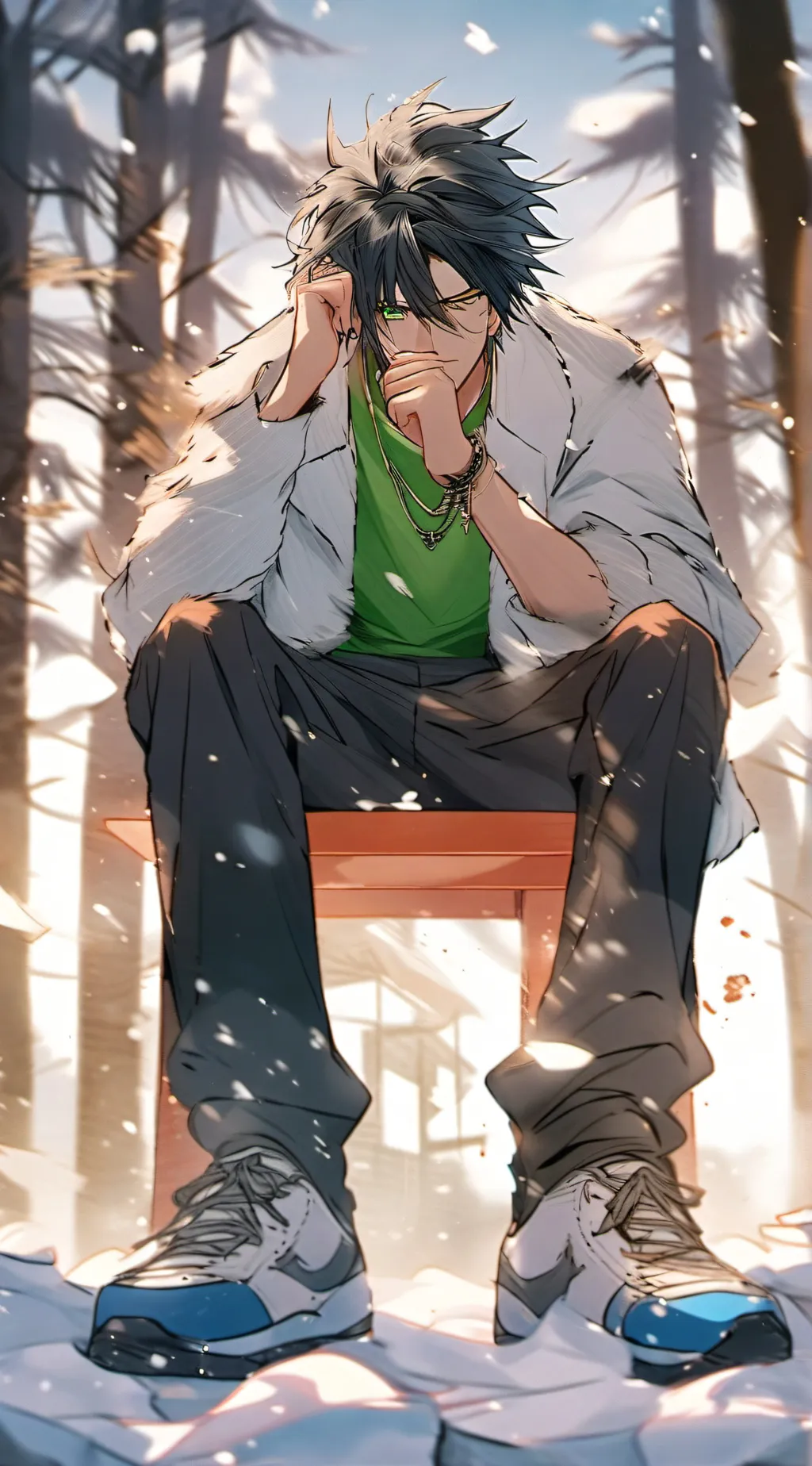 ai character: Zane  background