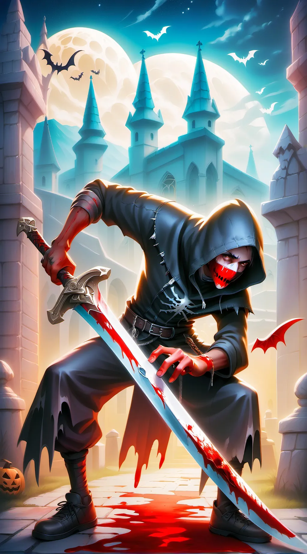 ai character: Hollow boy  background