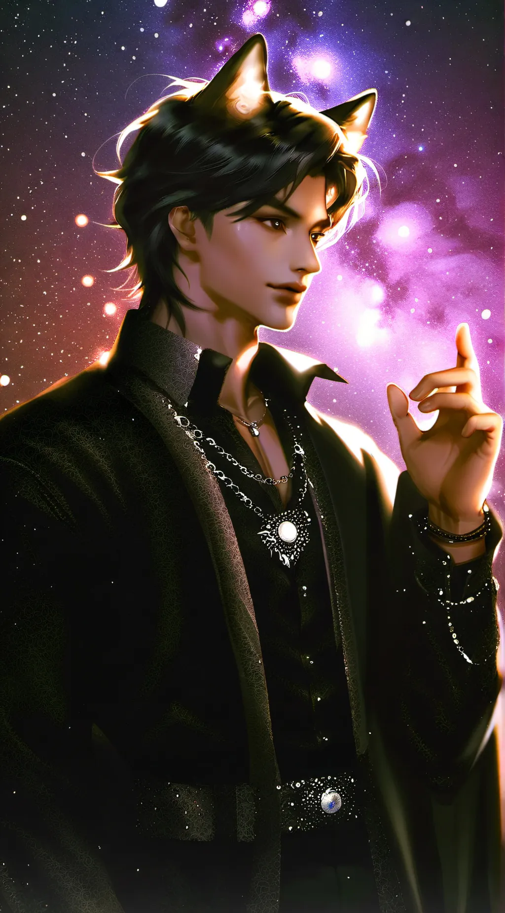 ai character: Zack  background