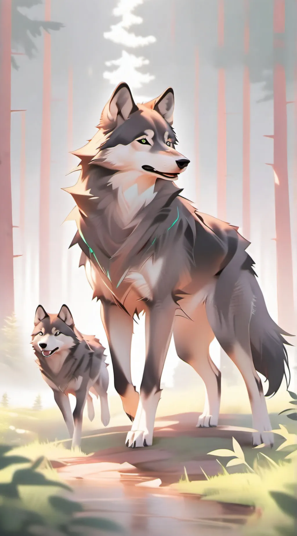 ai character: viper and snow background