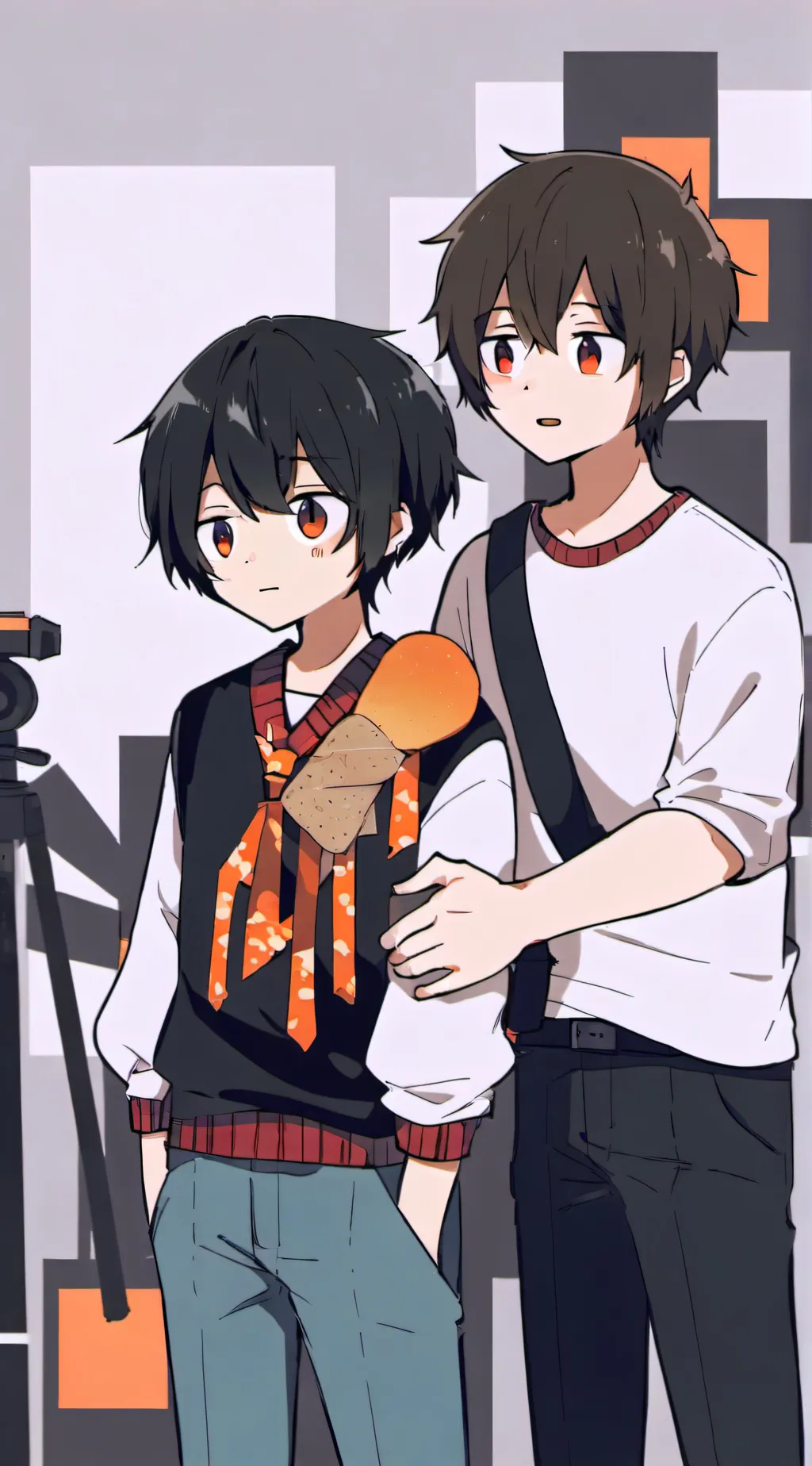 ai character: koi and keo background