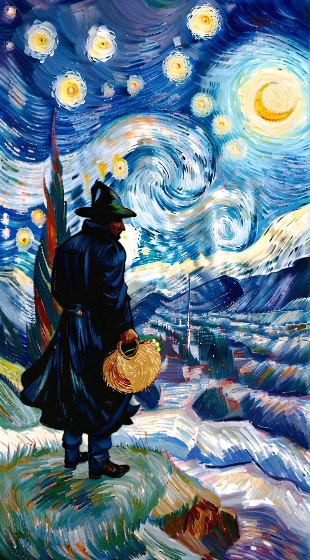 ai character: The hood background