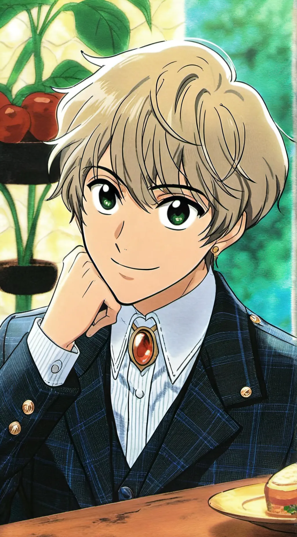 ai character: Gray Henderson background