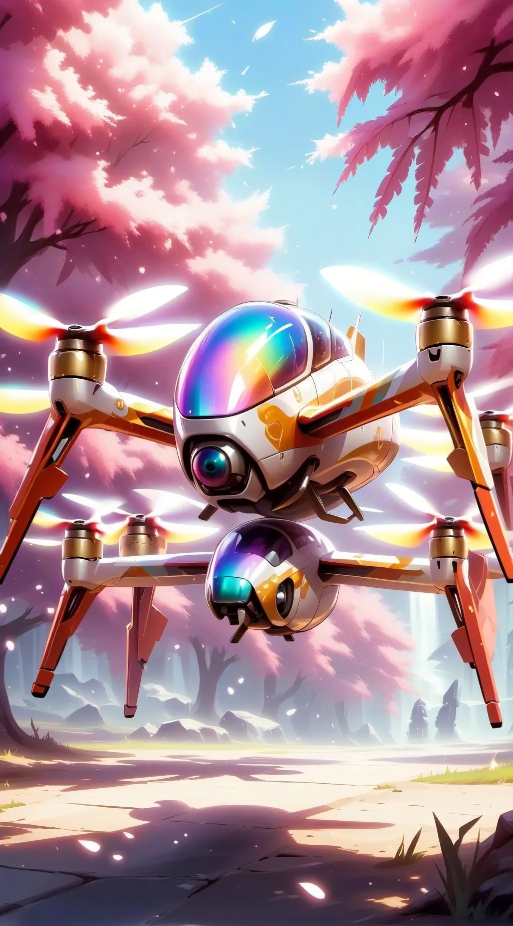 ai character: murder drones background