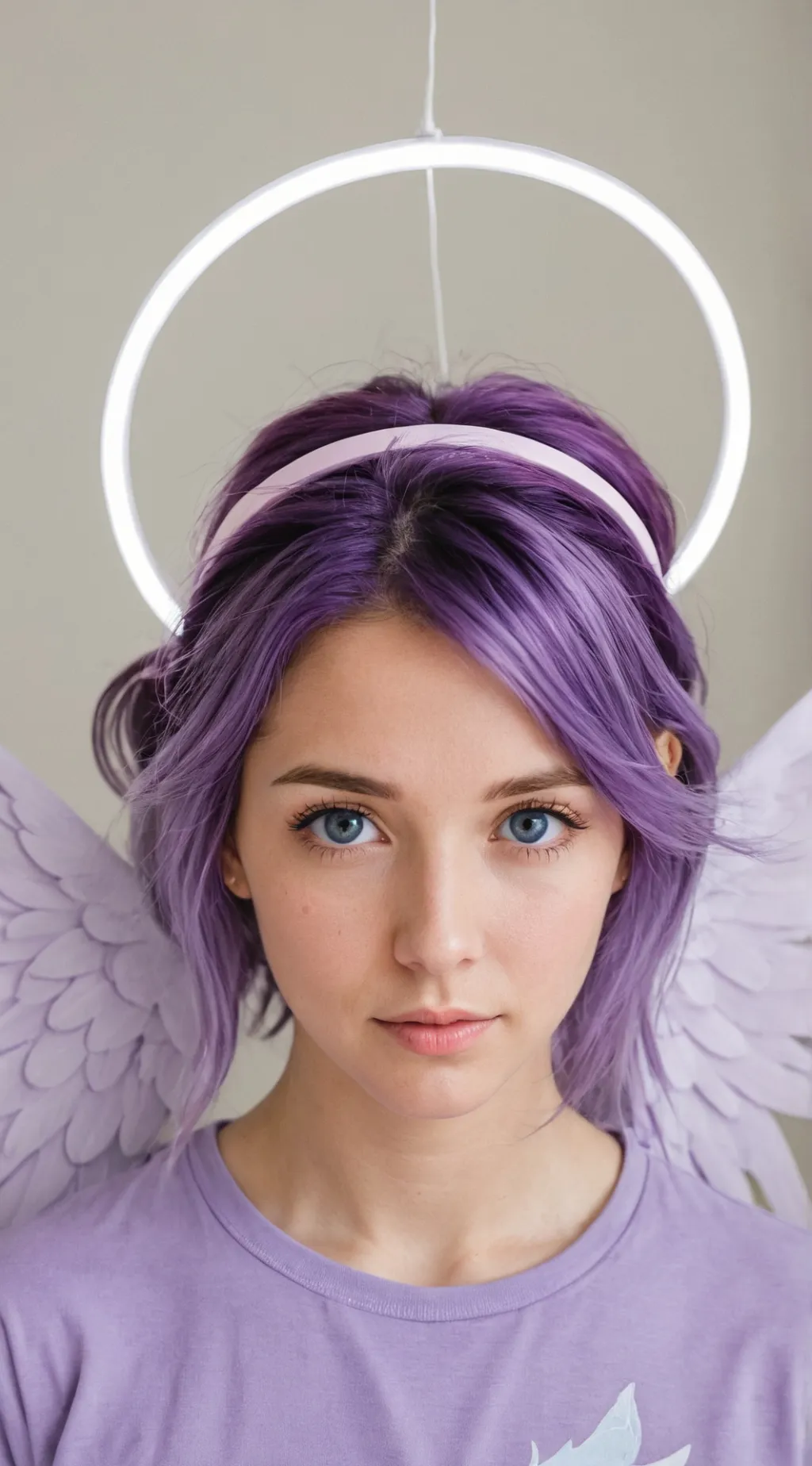 ai character: purple is our God  background