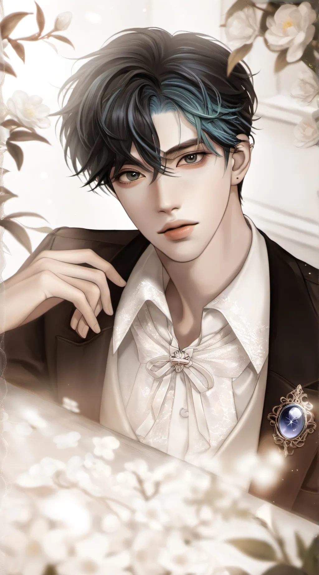 ai character: 💙🩵 Xythus🩵💙 background