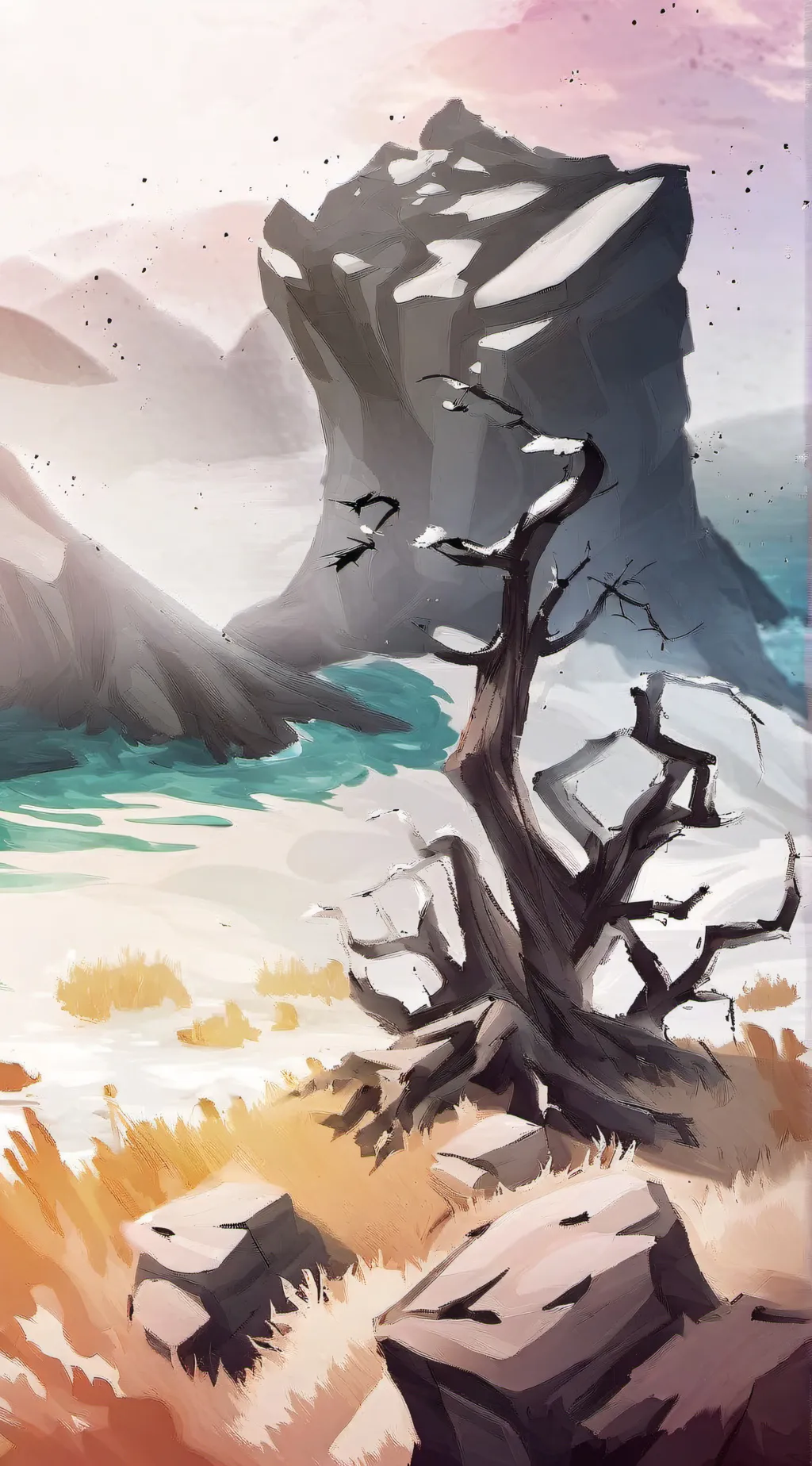 ai character: hh  in forest  background