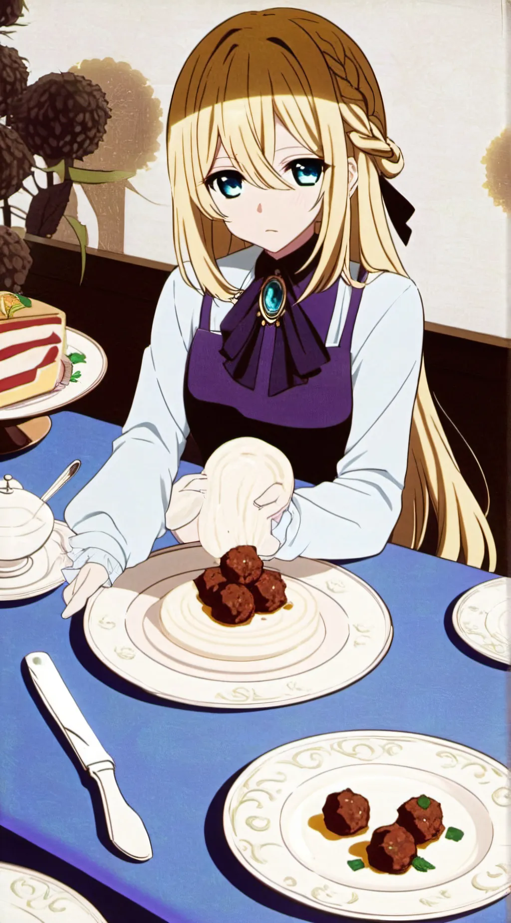 ai character: Evelyn D'Artois background