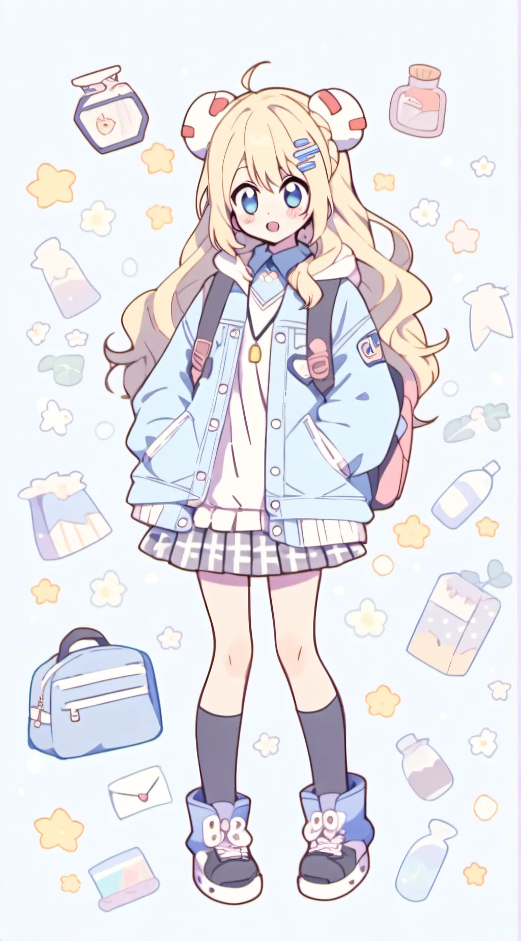 ai character: Metail background