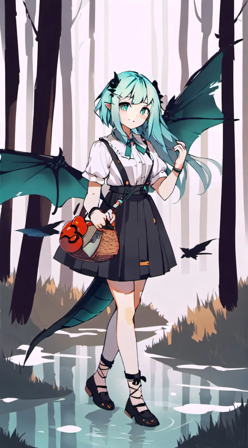 ai character: Kira  background