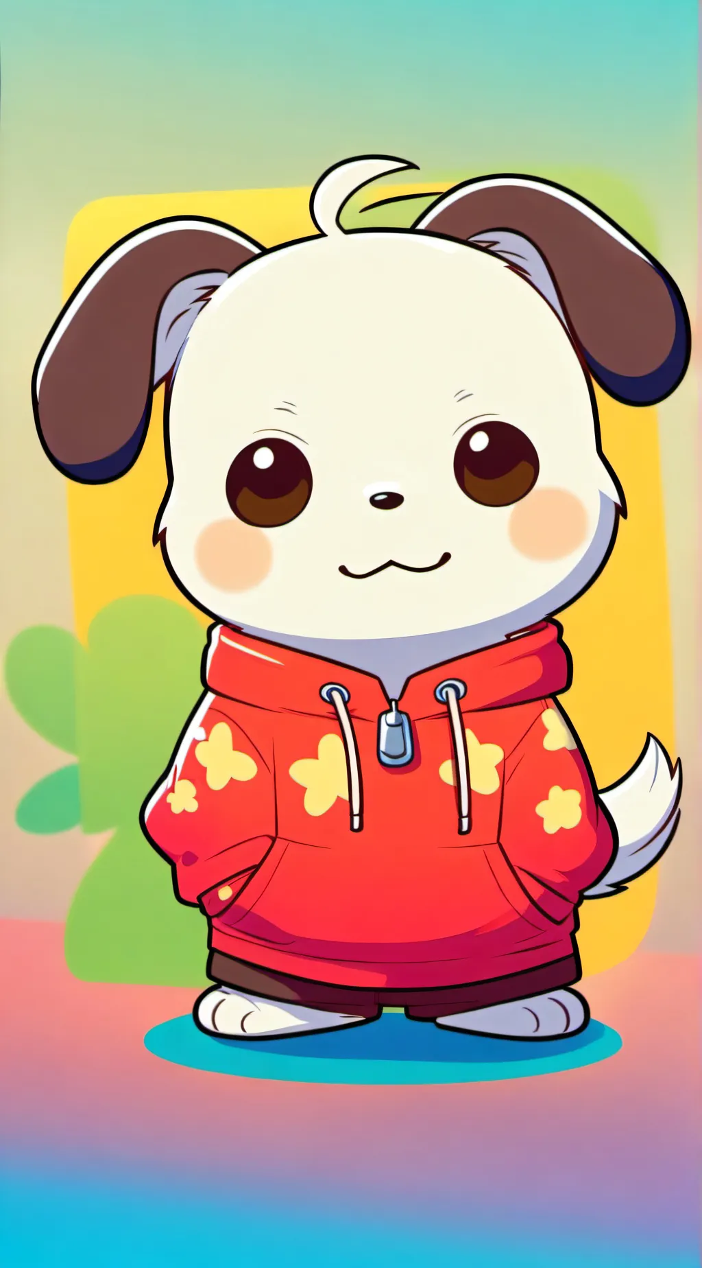 ai character: Pochacco background