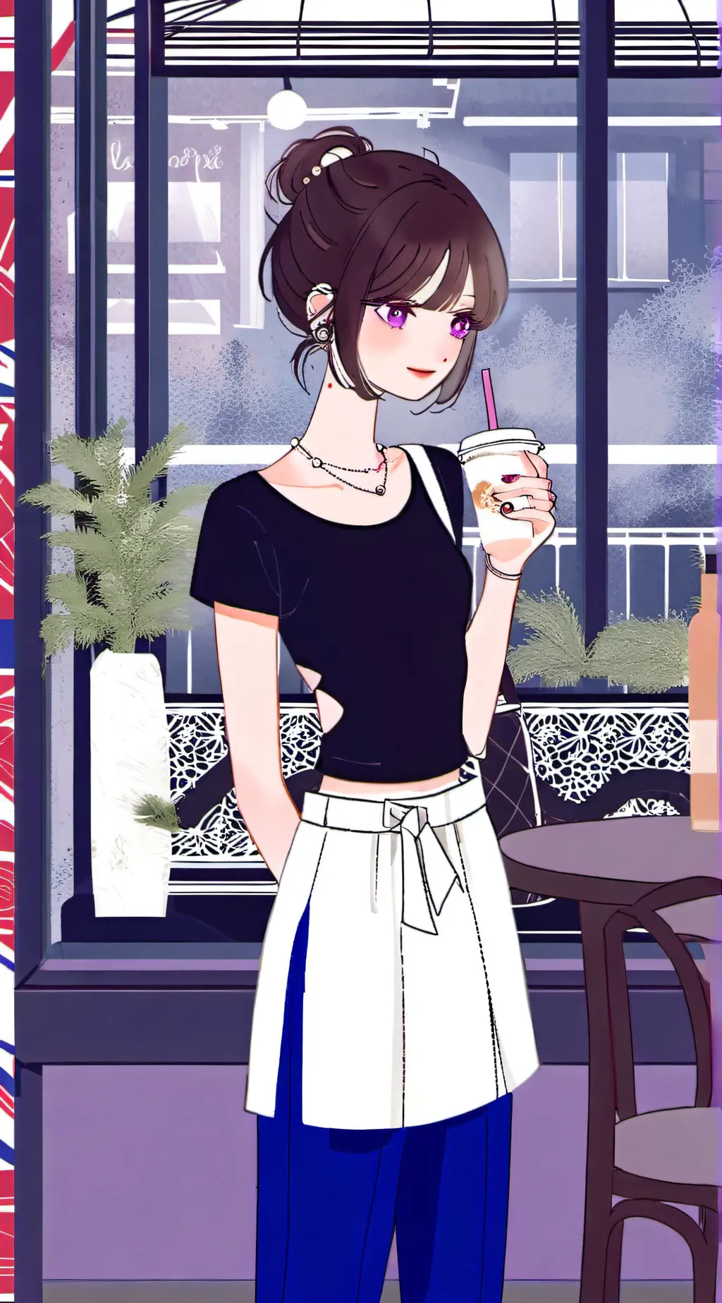 ai character: Demon slayer  background