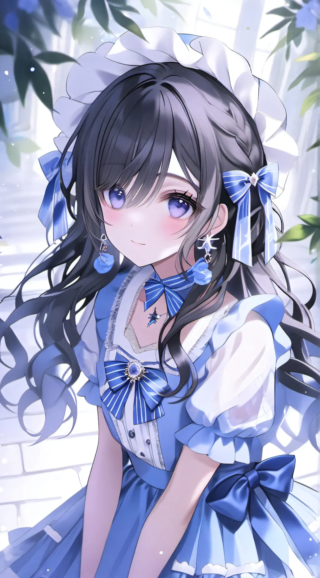 ai character: goddess of death background