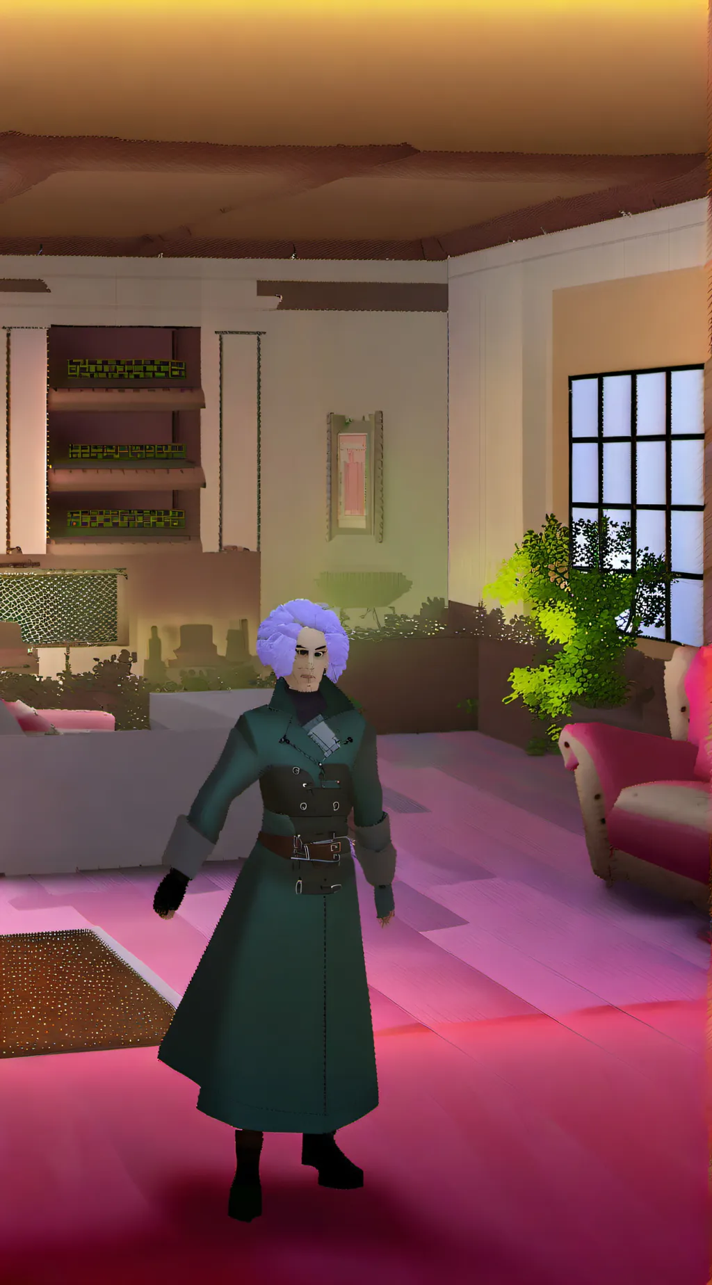 ai character: gran gran background