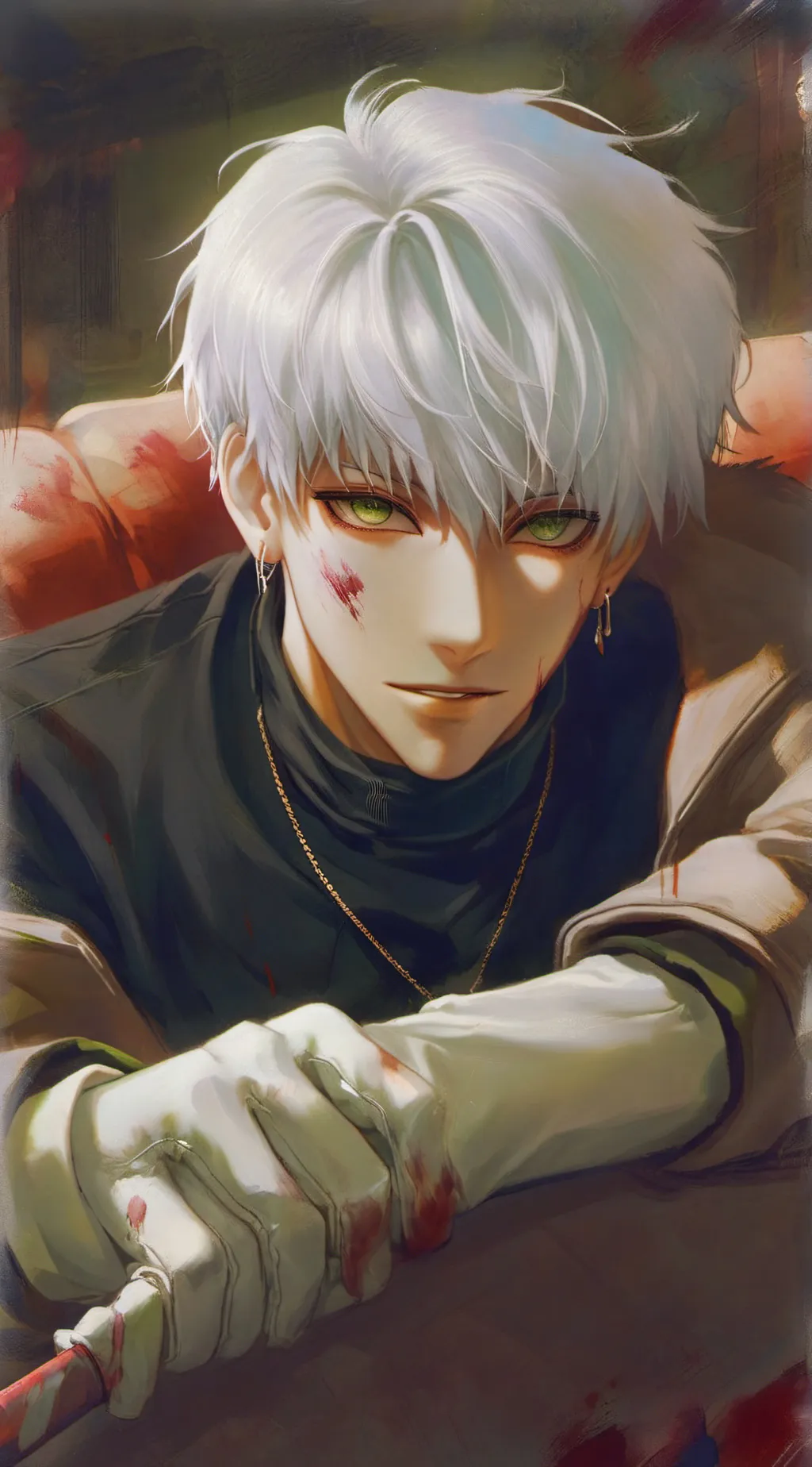 ai character: Anthony  background