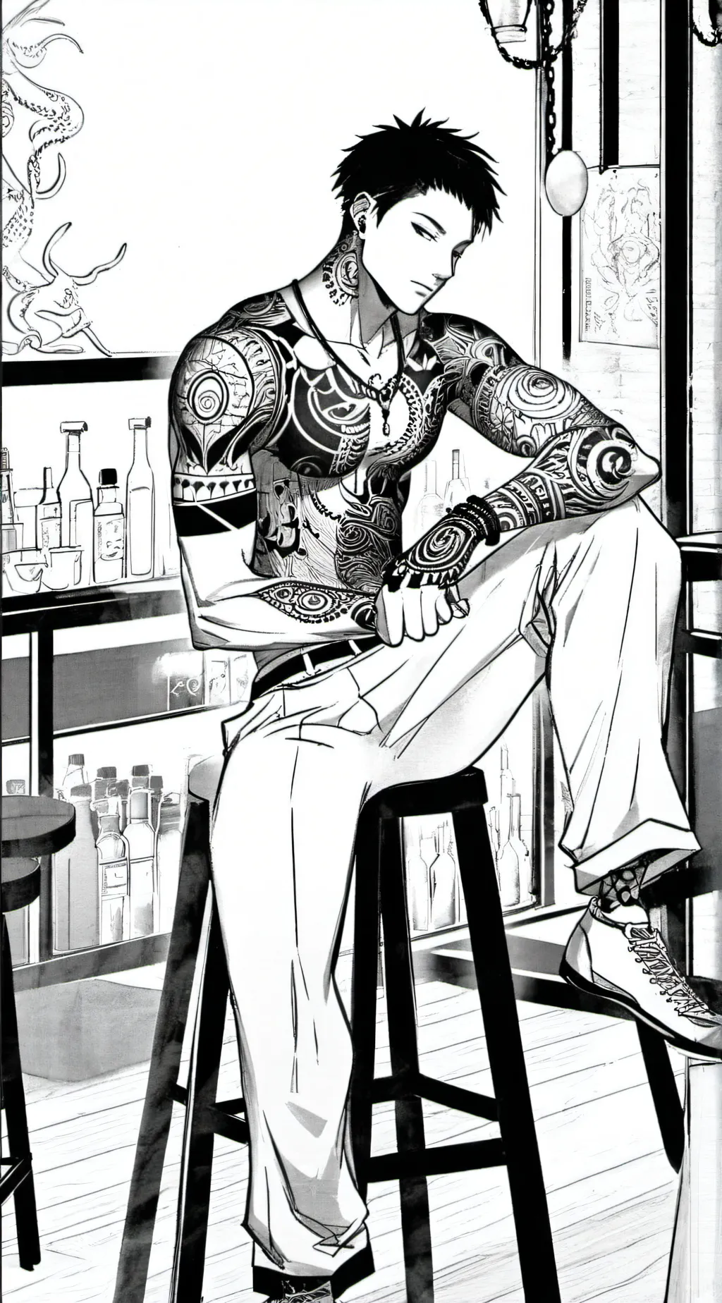 ai character: Max  background