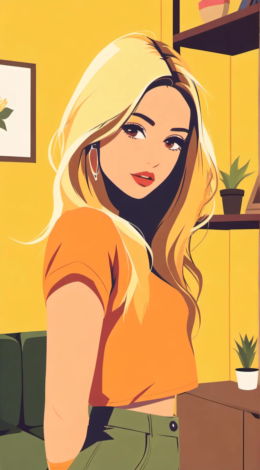 ai character: lila  background