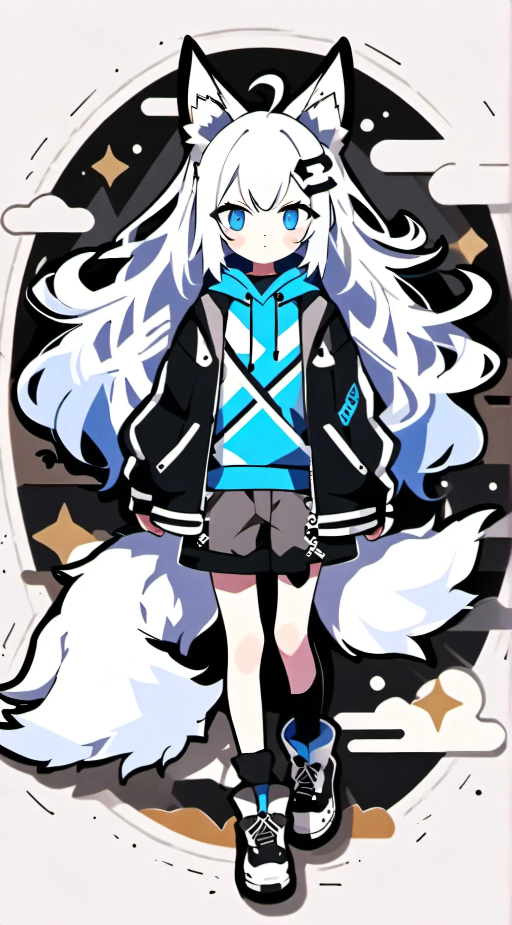 ai character: Husk Barren background