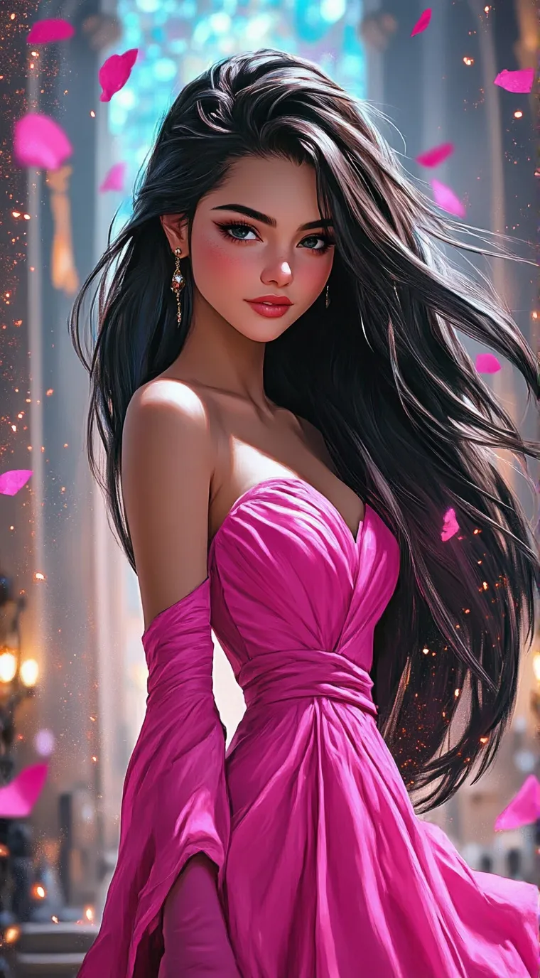 ai character: Charli D'Amelio background