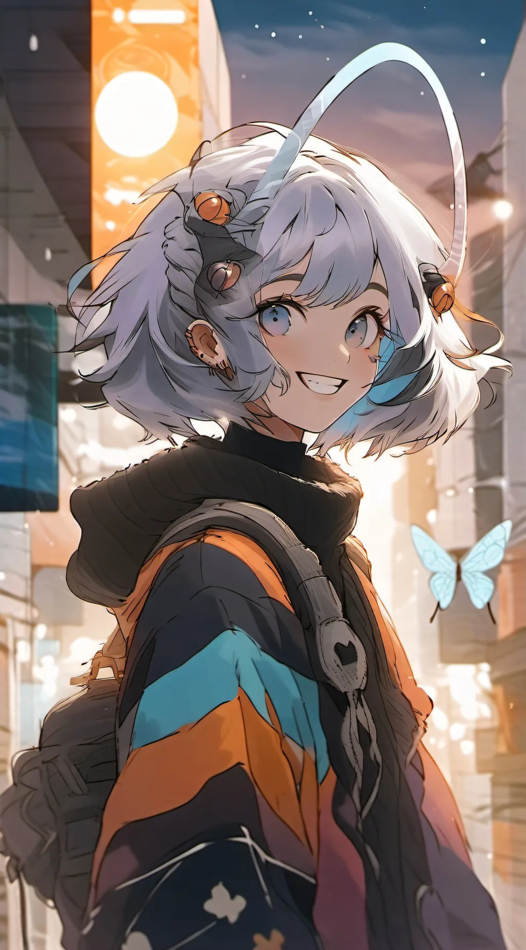 ai character: Carla ⚫️ background