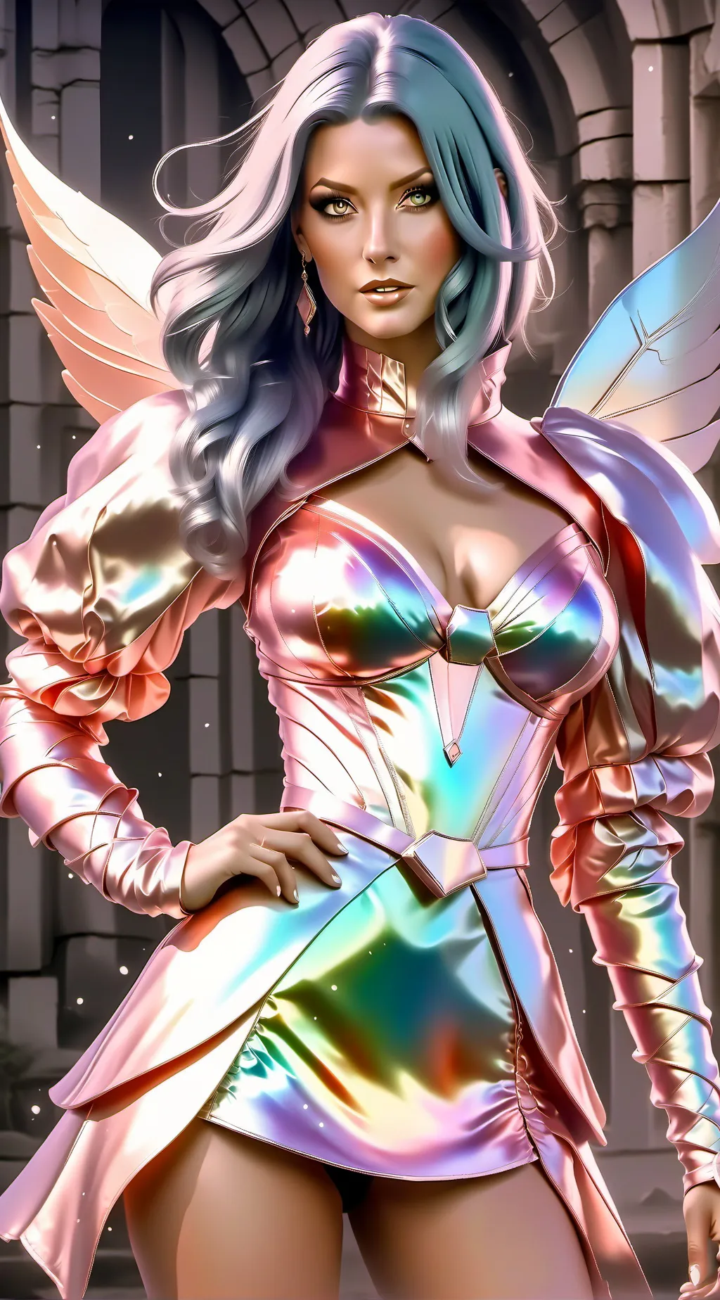 ai character: Veronica Rosenlew  background