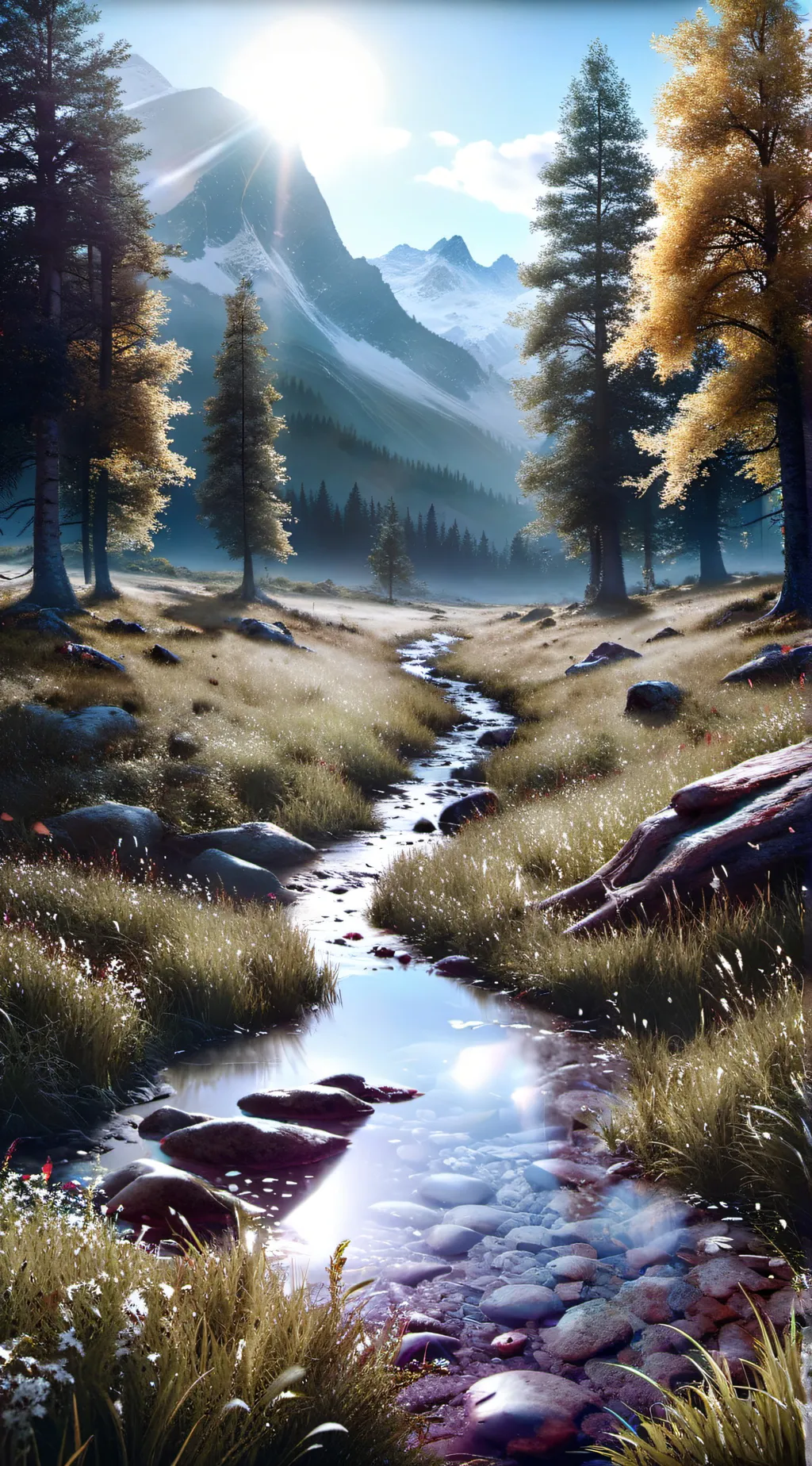 ai character: Grass background