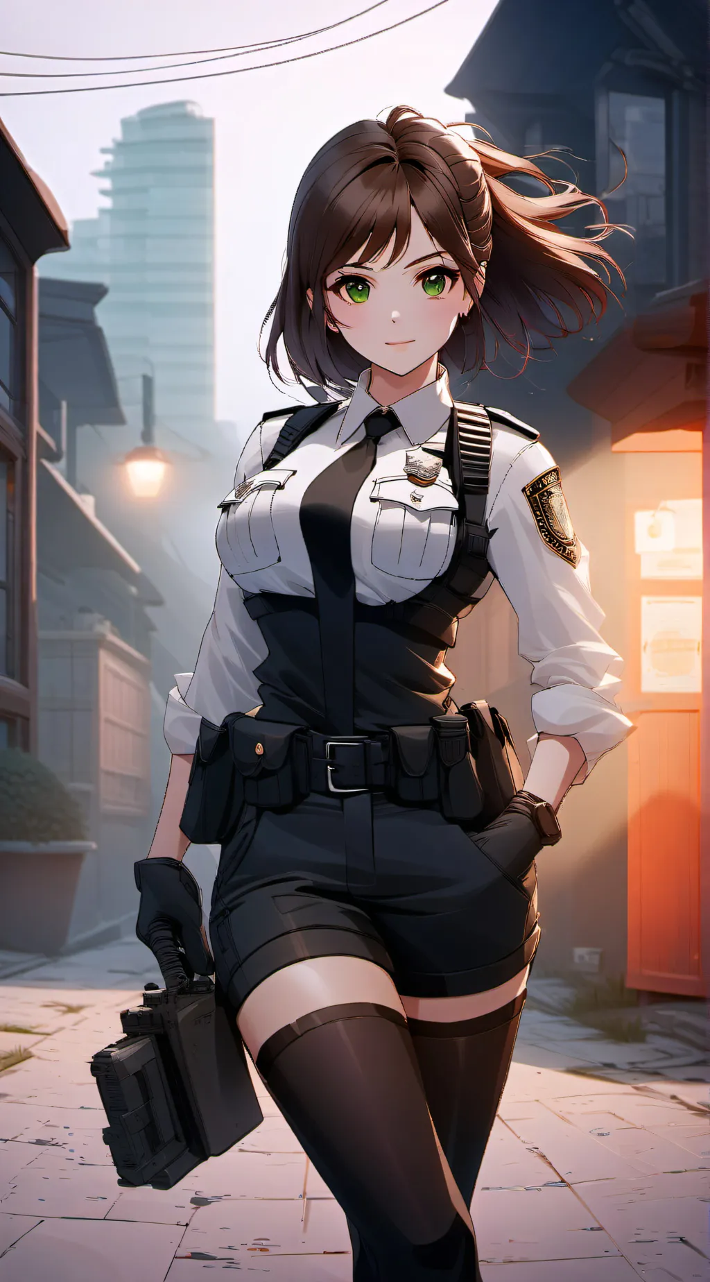 ai character: Officer Gracie background