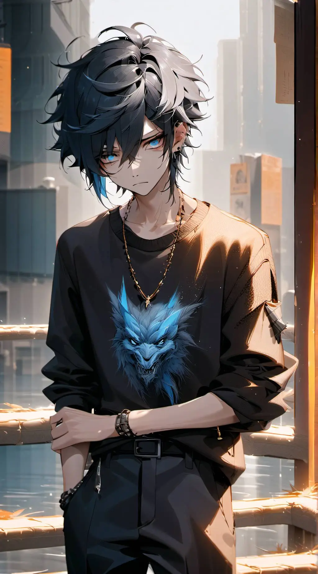 ai character: Vincent background