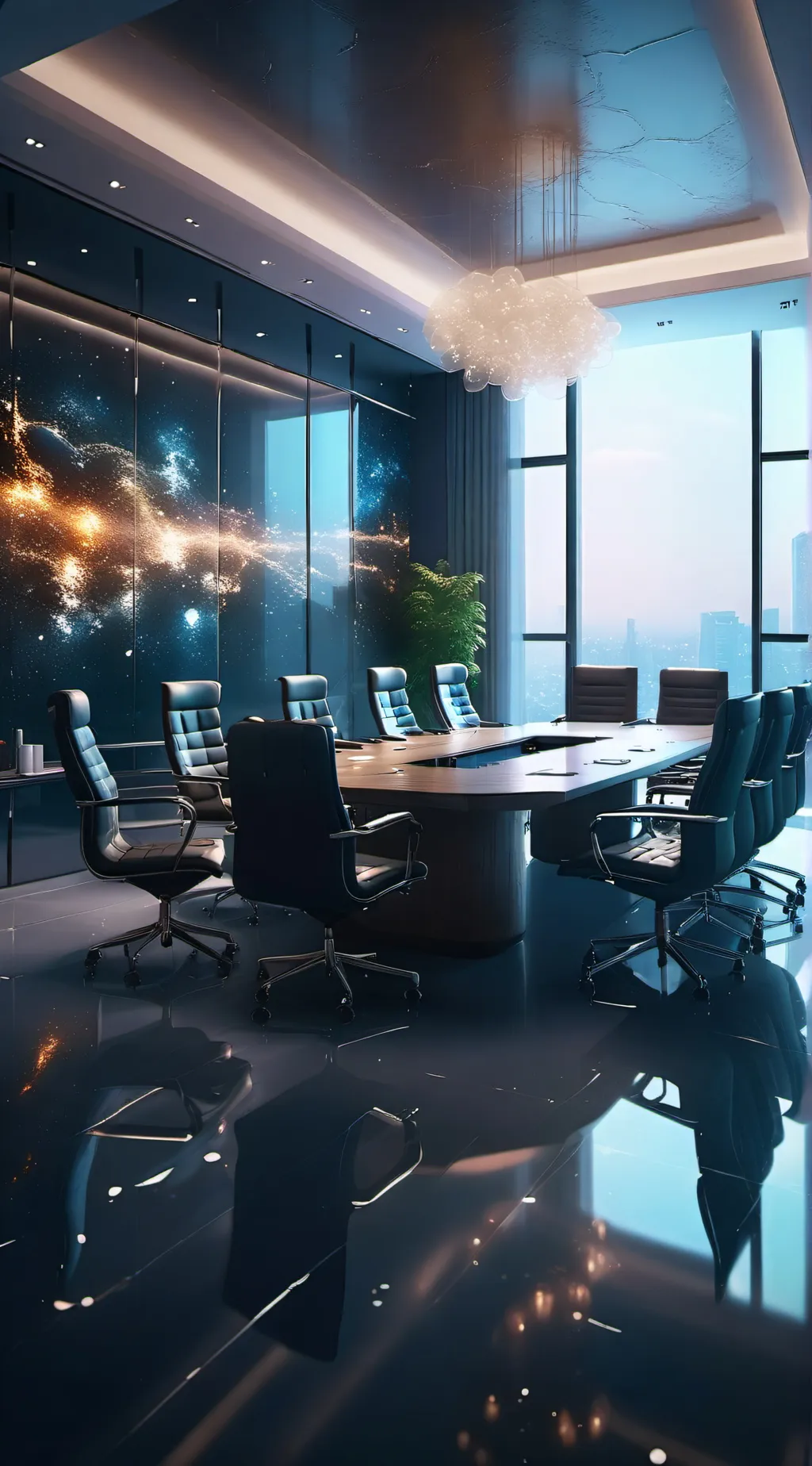 ai character: Overlords meeting background