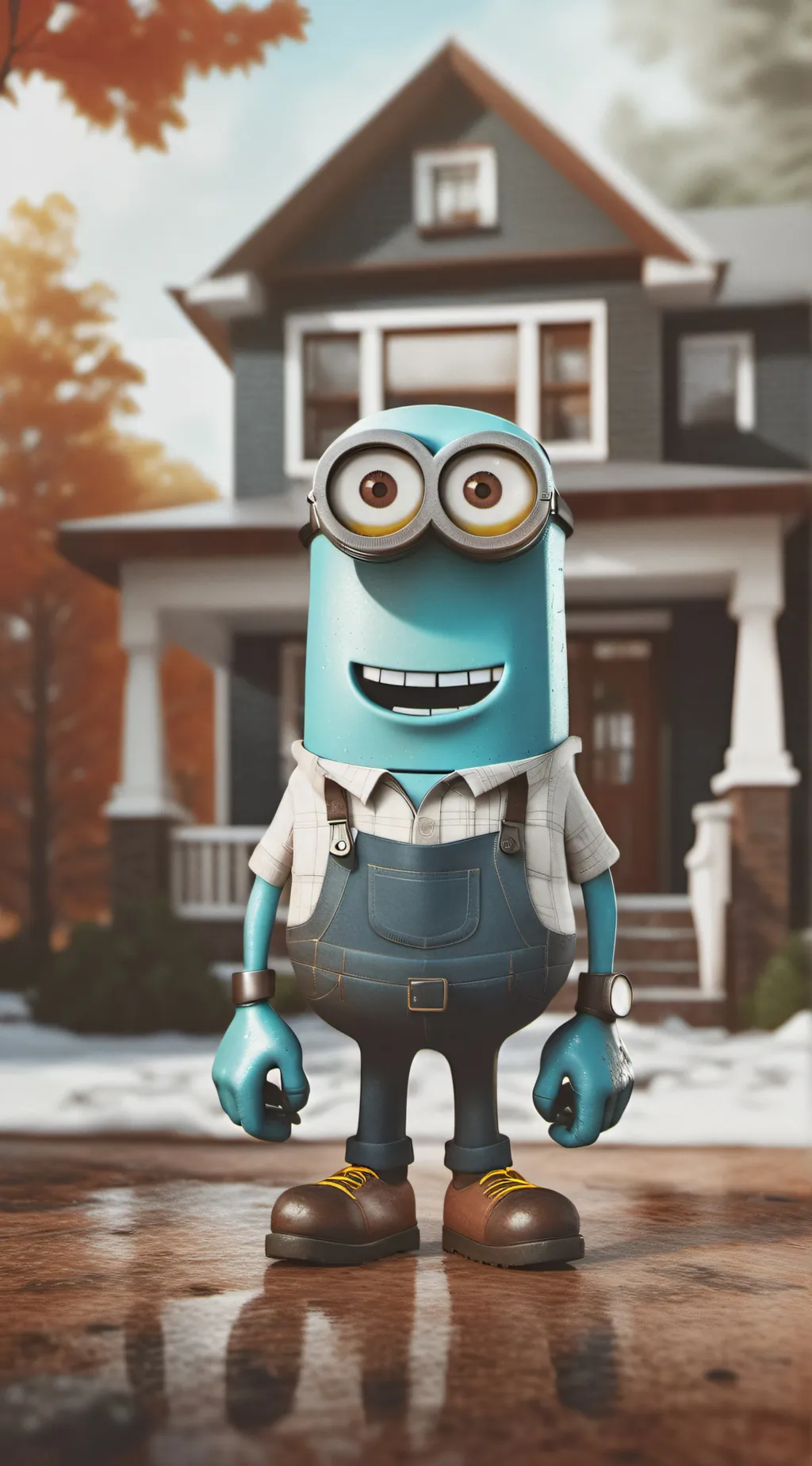 ai character: Bob the building  background