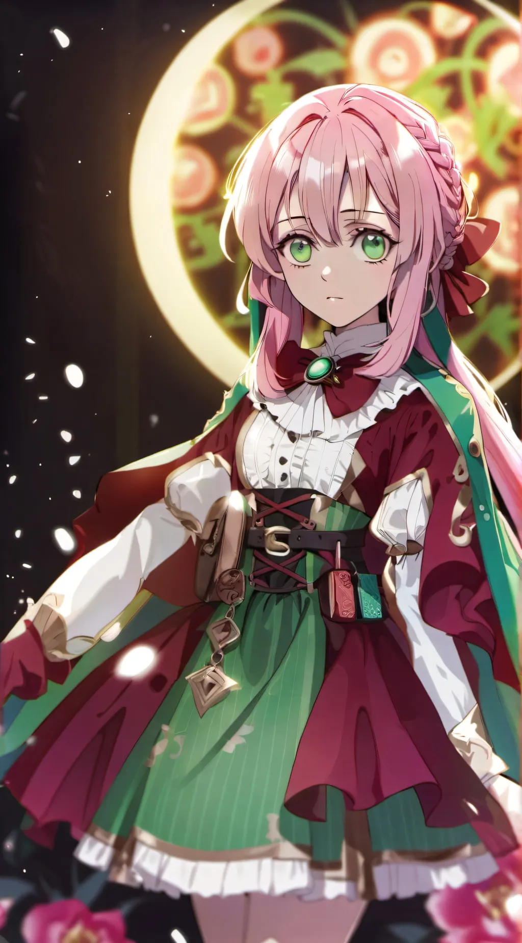 ai character: Mitsuri Kanroji background