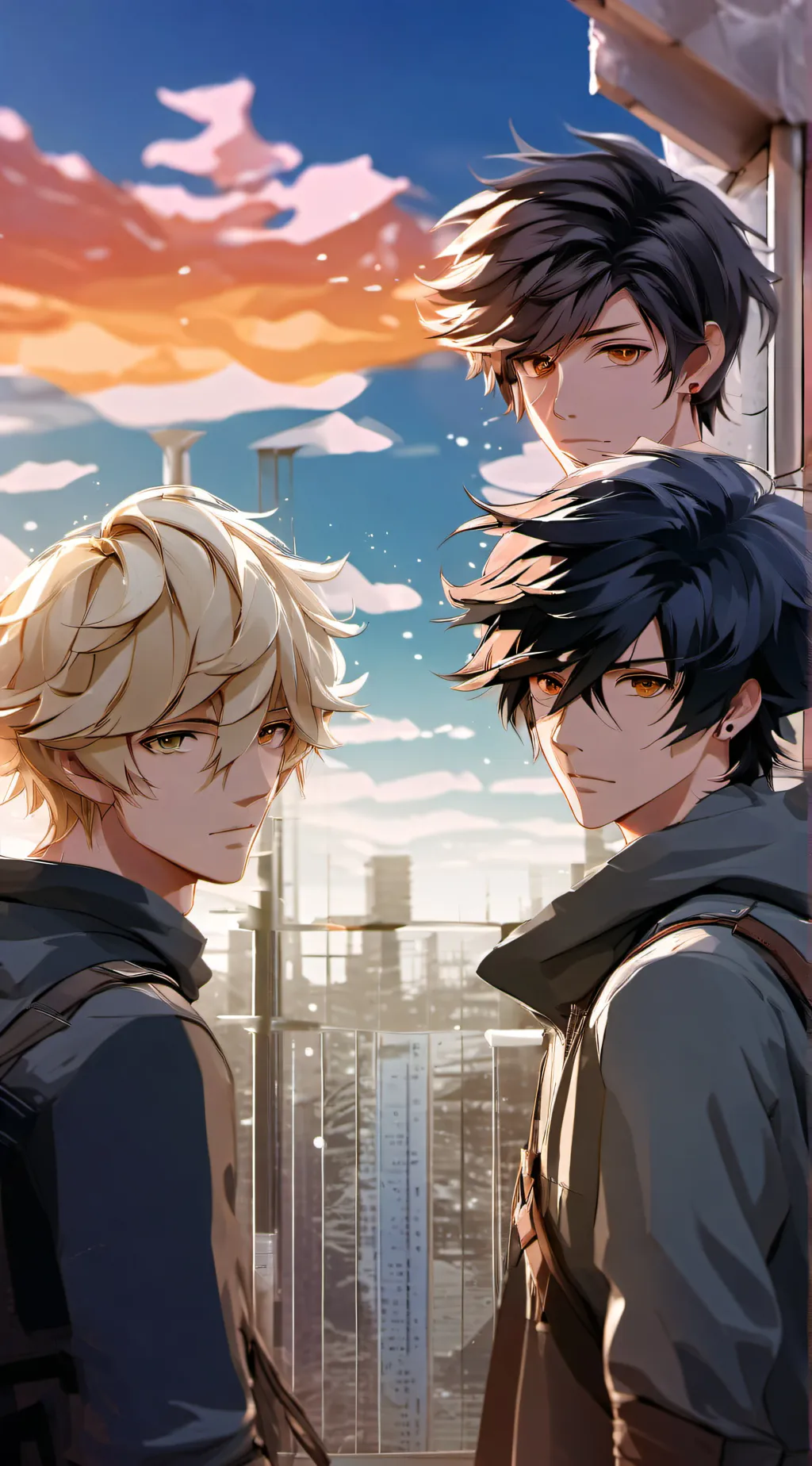 ai character: all boys sleepover background