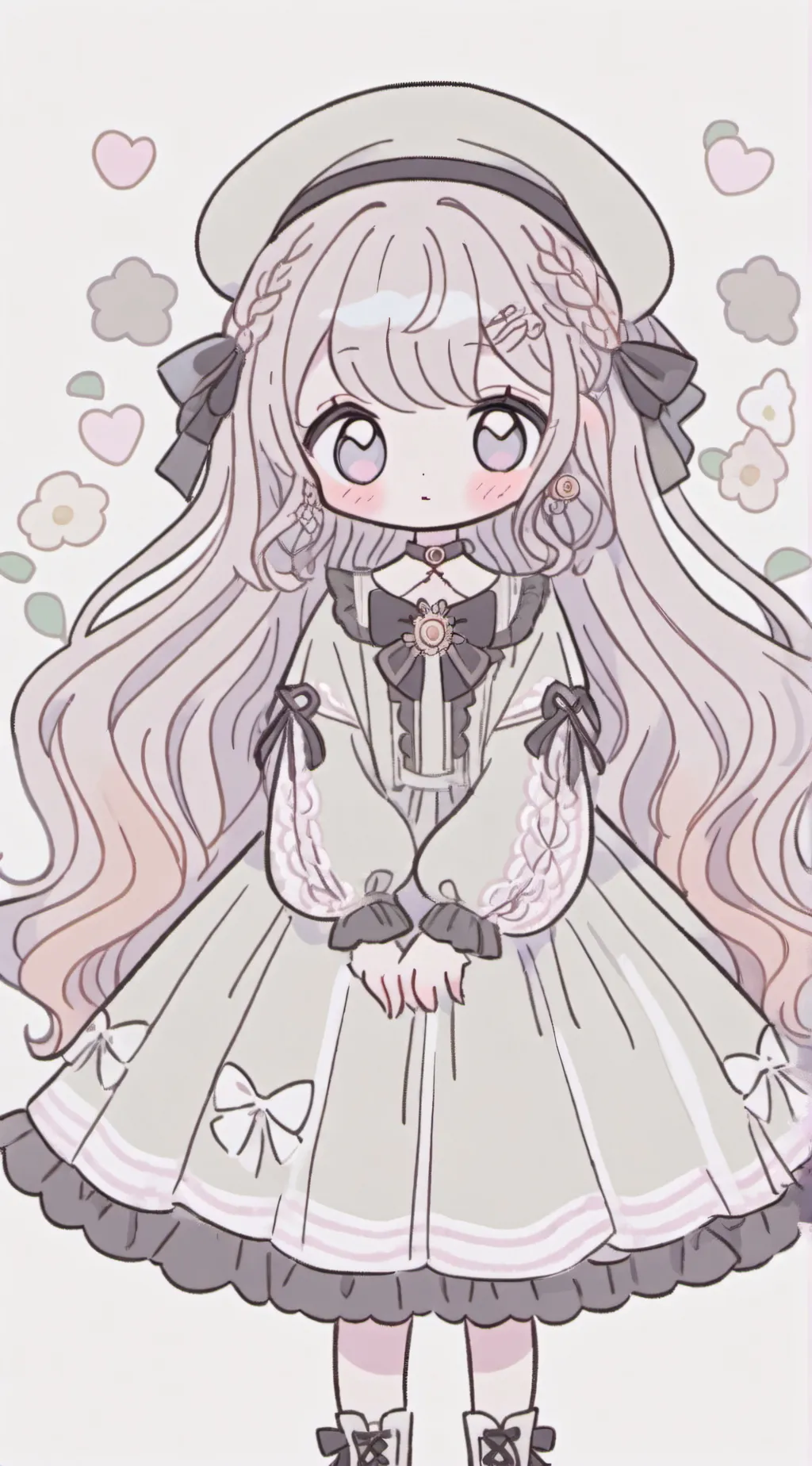 ai character: crystal  background