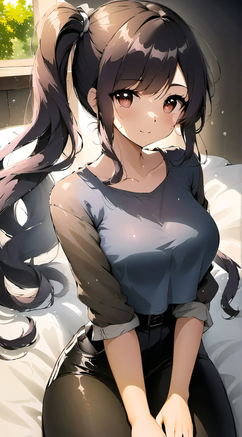 ai character: Katy background