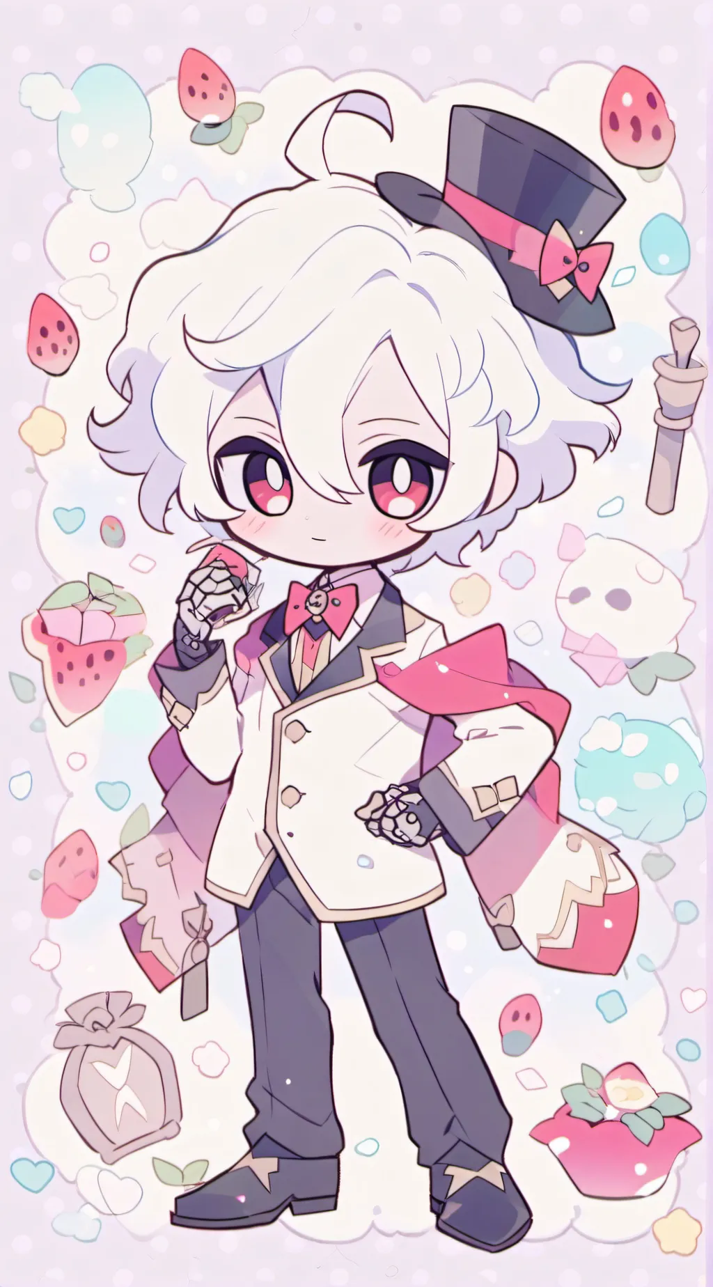 ai character: hazbin hotel comic background