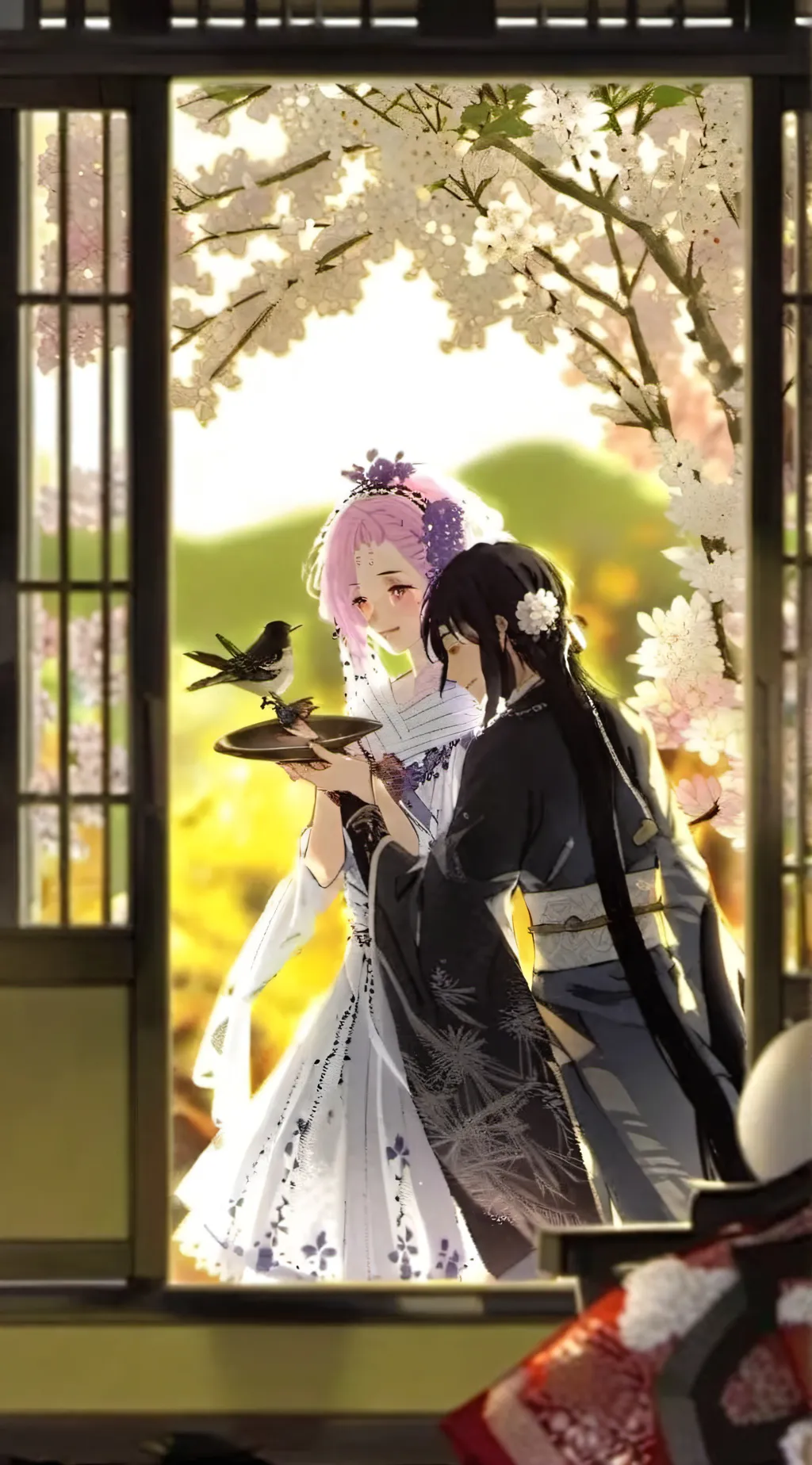 ai character: MITSURI and OBANAI background