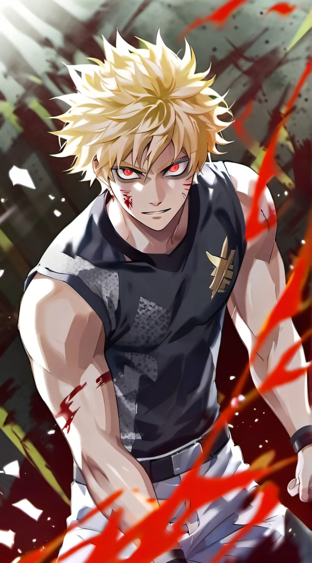 ai character: Katsuki-vampire  background