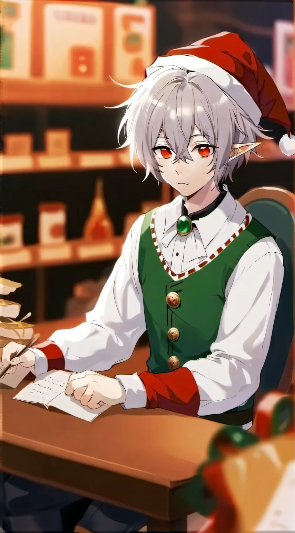 ai character: Elvis background