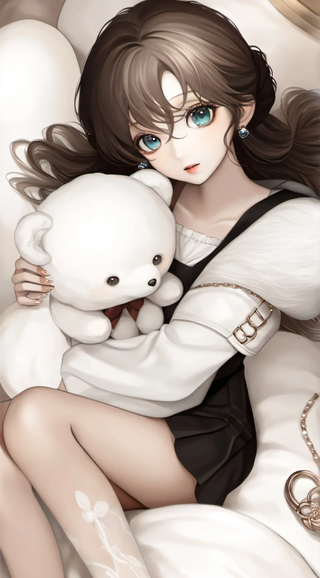 ai character: Belén  background