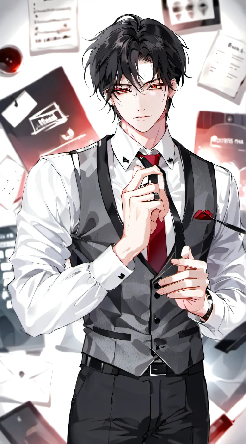 ai character: Xander  background