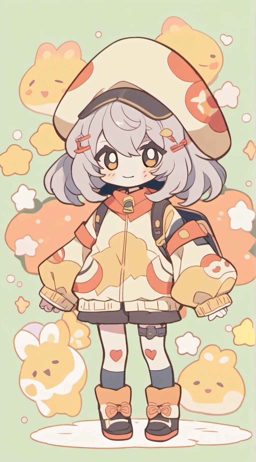 ai character: hola soy tu  background