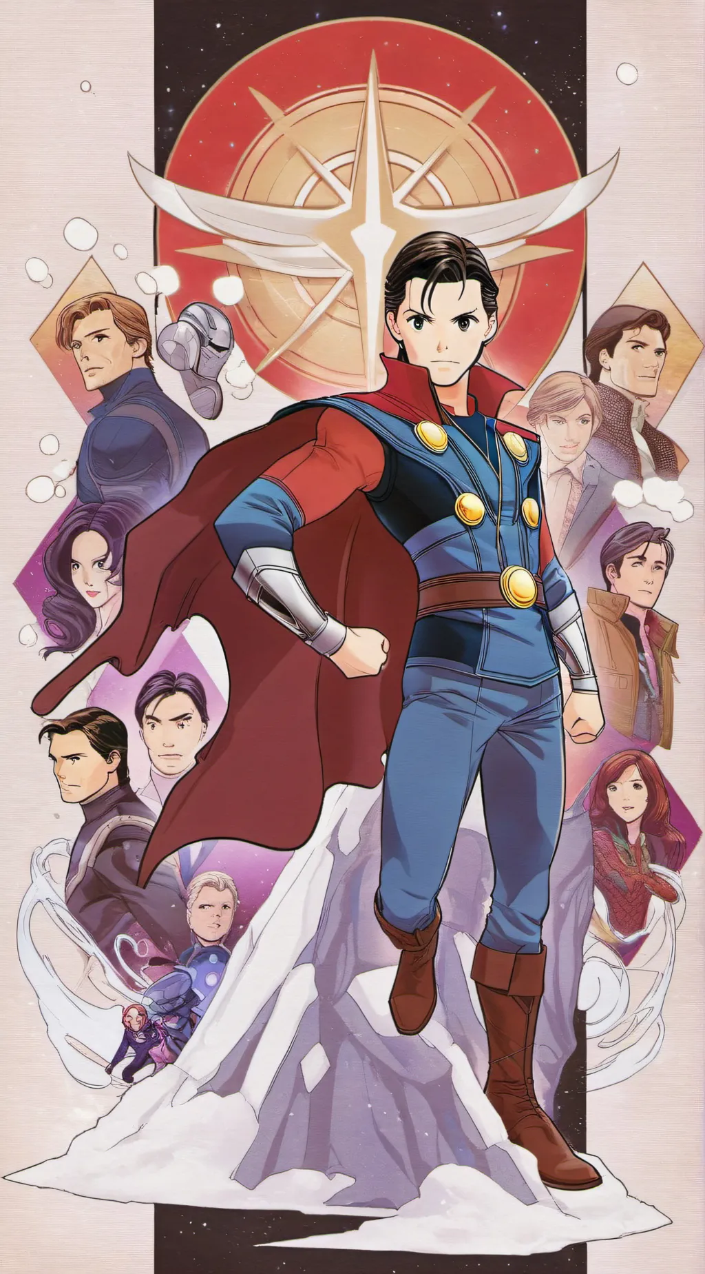 ai character: Spider baby background