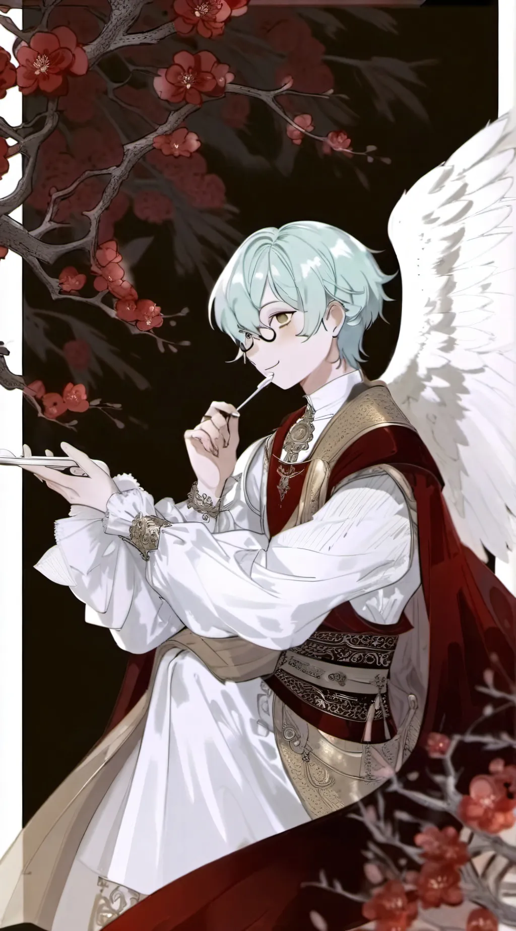 ai character: nerd/Adrian  background