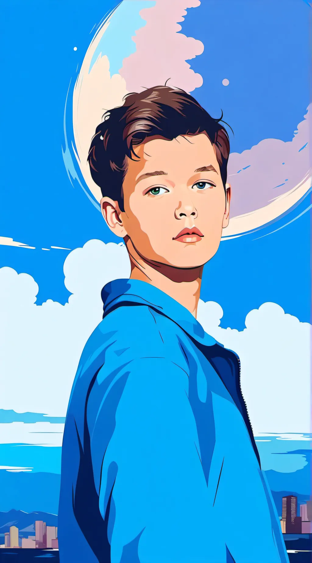 ai character: Linus  background